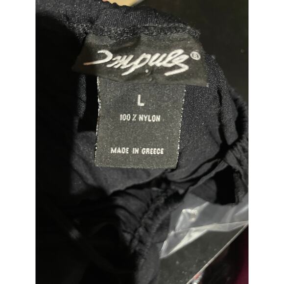 Vtg Y2K Impuls Halter Cutout Midi Maxi Dress Goth Grunge Black L Sexy‎ LBD - Picture 9 of 10